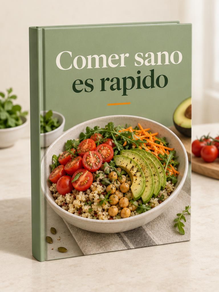 Portada del ebook Comer sano es rapido
